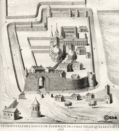 St Germain des Prés Bouillart enceinte 1368