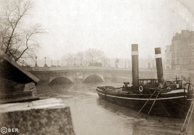 crue 1910 inondation pont neuf remorqueurs