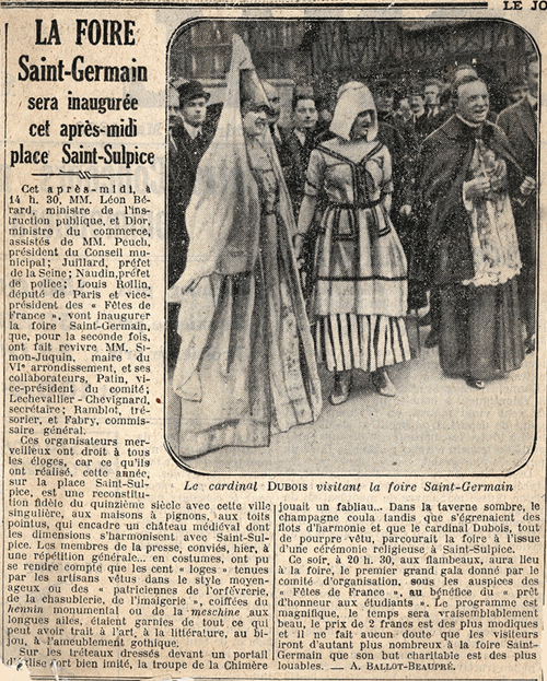 04 foire st germain 1923 05 04 le journal 400